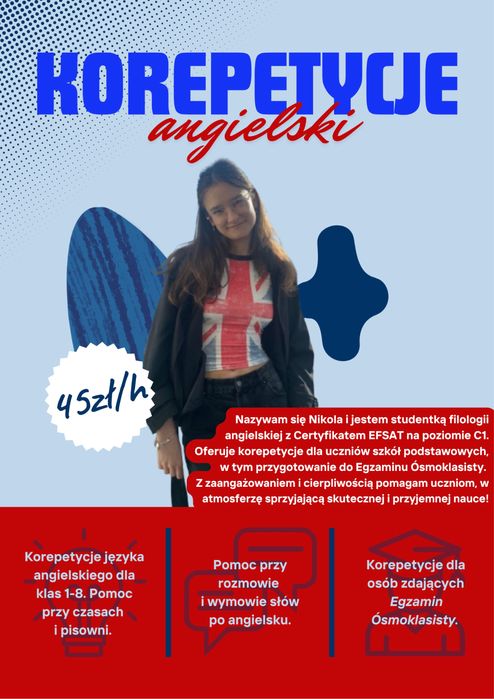 Korepetycje J.Angielski