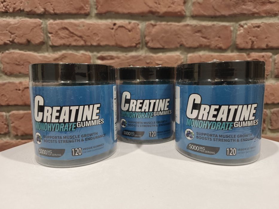Creatine Kreatyna Monohydrate Gummies 3 x5000mg  SUPER CENA!!!