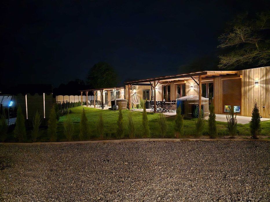 Powidz Domek domki z Sauną Jacuzzi Grill Pizza Ognisko