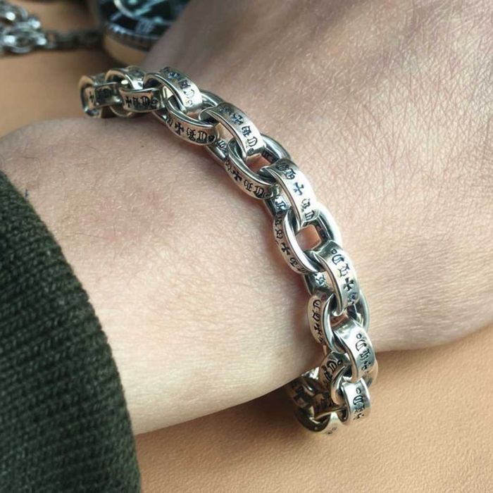 Новий Срібний браслет на руку Chrome Hearts
