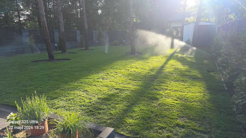 Automatyczne Nawadnianie RainBird Hunter zakładanie Ogrodów Trawniki