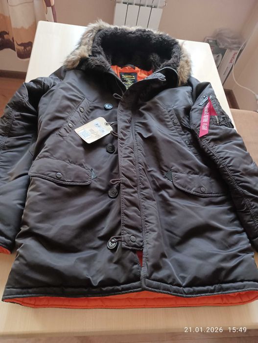 Куртка аляска Slim Fit N-3B Parka Alpha Industries розмір 52-54