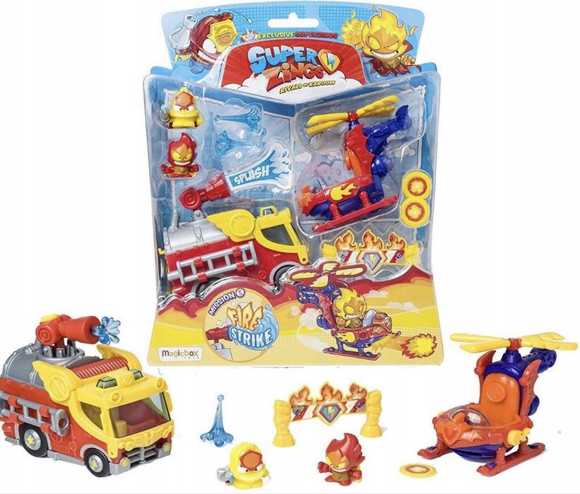 Super Zings Fire Strike Misja Pożar figurki