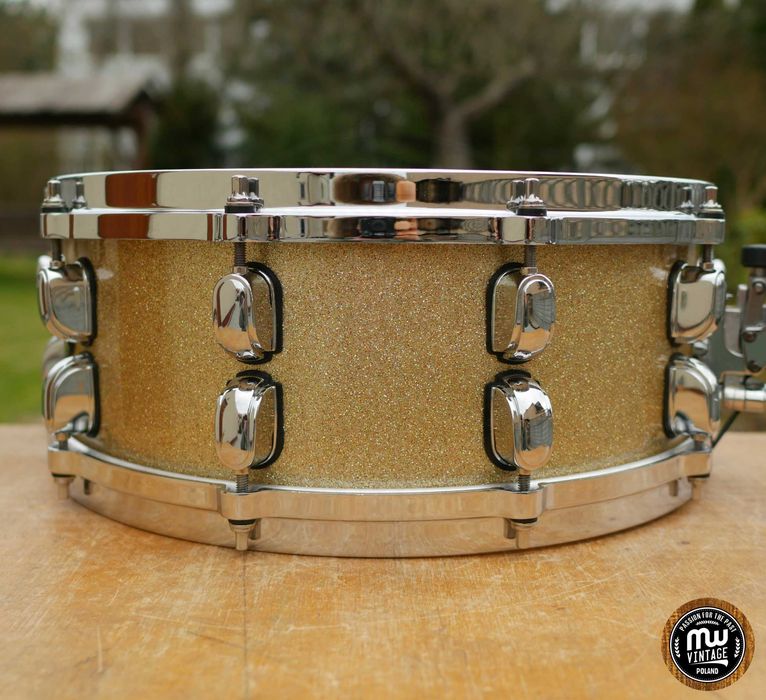 ‼️ Werbel Tama Starclassic Bubinga/Birch 14" x 5,5" Gold Sparkle ‼️