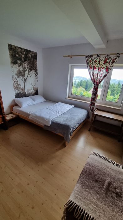 Góralski domek na szczycie obok stoku wynajem noclegi Beskid 15osób