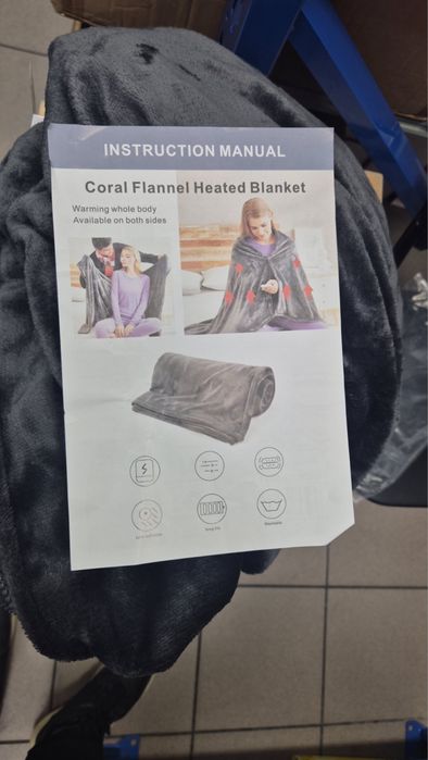 Електроковдра плед з підігрівом від Powerbank