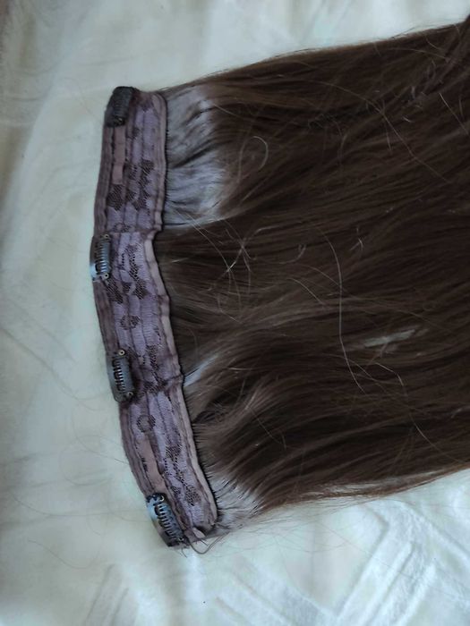 Włosy - Długie 50 cm - Średni brąz (Medium Brown)