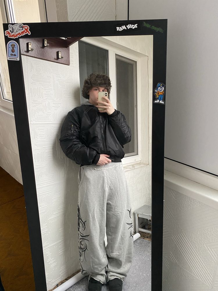 Jaded London Grey Baggy Blade Joggers/Sweatpants: 4 900 грн