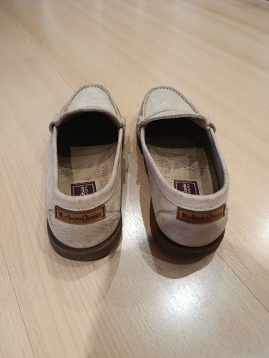 Mocassim em camurça bege  Marlboro Classics