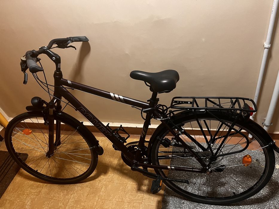 Rower Romet wagant trekking, kask + koszyk gratis