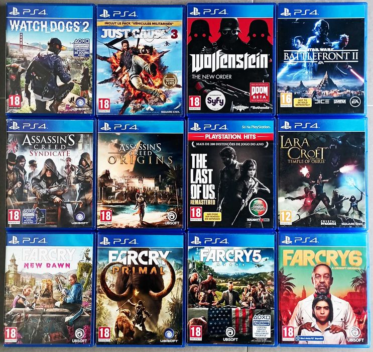 Jogos Playstation 4 (PS4)