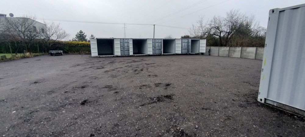 Magazyn Kontenerowy 140m2 + Plac 450m2 - Prąd Oświetlenie Monitoring