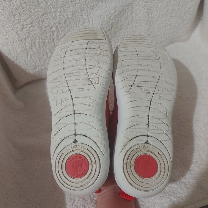 Кроссовки слипоны fitflop 37p розовые ортопедические