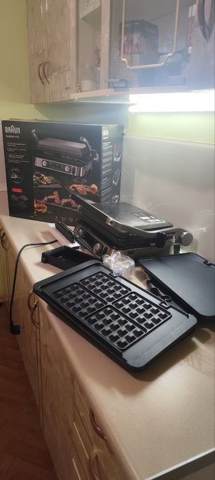 Braun MultiGrill 9 Pro CG9167, електрогриль, мультигриль, вафельниця, гриль, барбекю, контактний гриль, міні-духовка, гриль 3-в-1, термощуп, 6 пластин