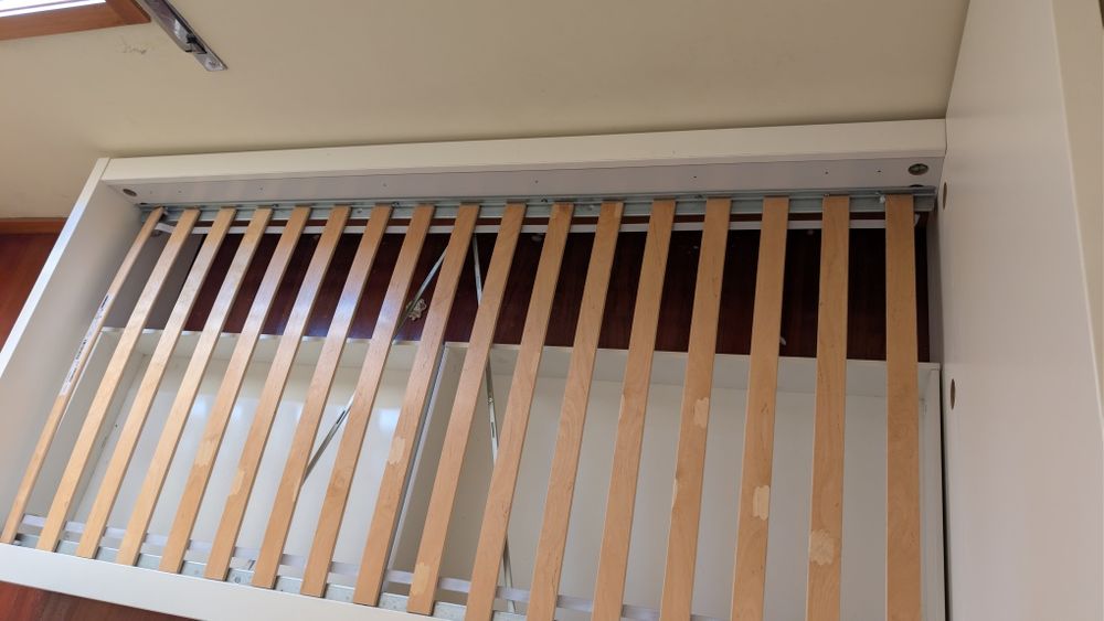 Cama IKEA MALM 90x200 com Estrado e 2 Gavetas de Arrumação