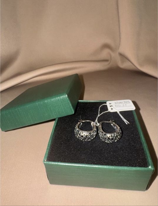 Сережки срібні 925