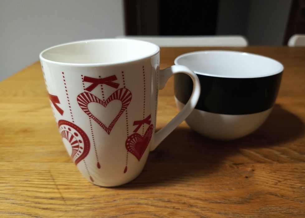 2 kubki ceramiczne