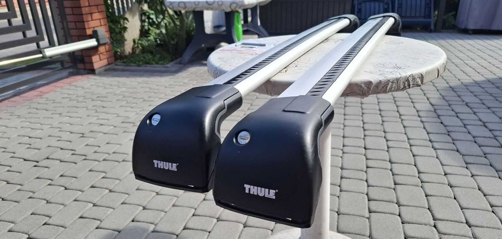Thule Bagażnik Dachowy Rowerowy BMW X1 E84 Belki Poprzeczki Na Relingi