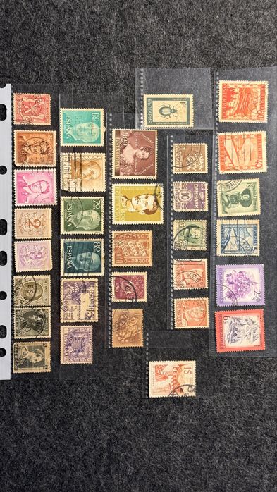 Duży zestaw znaczków Europy