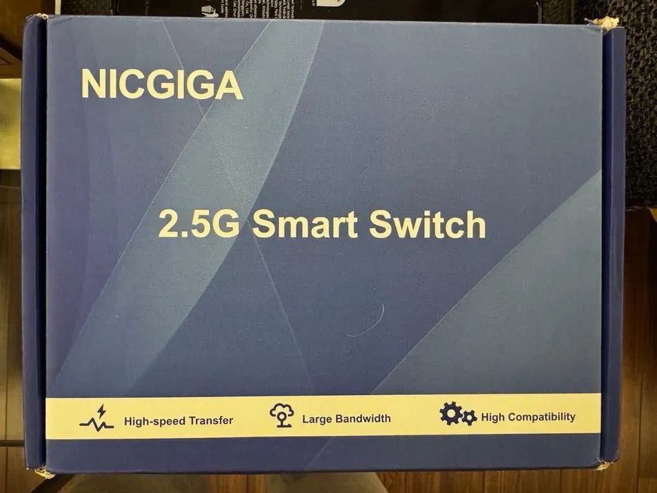 Switch NICGIGA 8 Portas 2.5G + 10G SFP