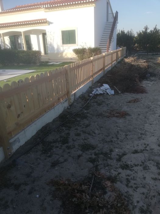 Vedação em madeira