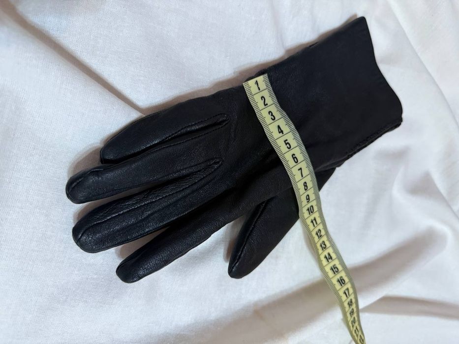 Шкіряні жіночі рукавиці S-M