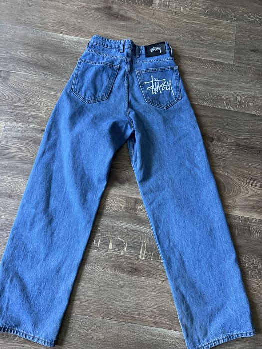широкі джинси stussy