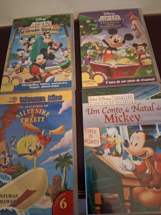 DVD's diversos de banda desenhada