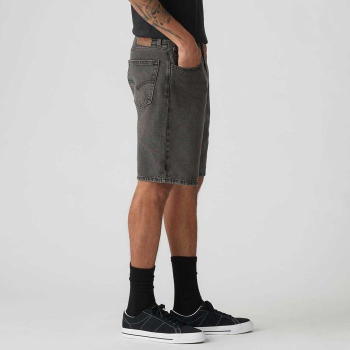 Мужские джинсовые шорты Levi's 454 Relaxed Fit Shorts серые и синие 000YB0012 оригинал 000YB0003 бриджы