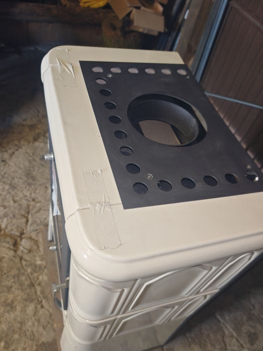 Piec kaflowy 57m2 nowy