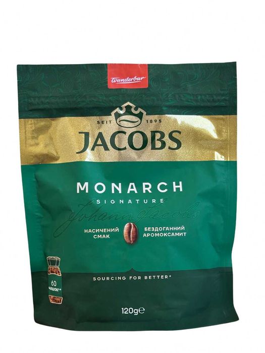 Кава Jacobs Monarch 120 г Якобс Монарх 120г Україна Замовити Розчинна