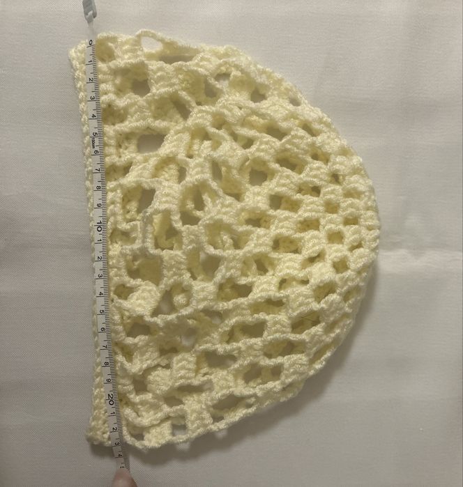 Conjunto Croché Porta-Fones + Scrunchie | Handmade | Creme