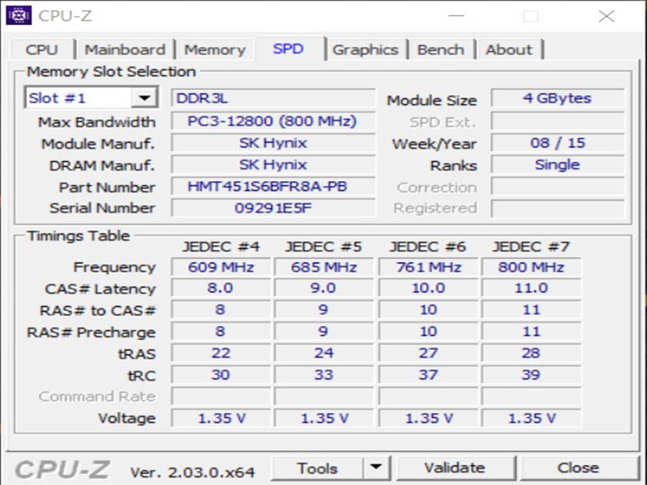 DDR3 8GB HyniX 12800 L