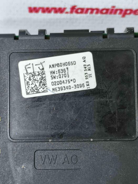 Sensor Ângulo Direção VW GOLF V