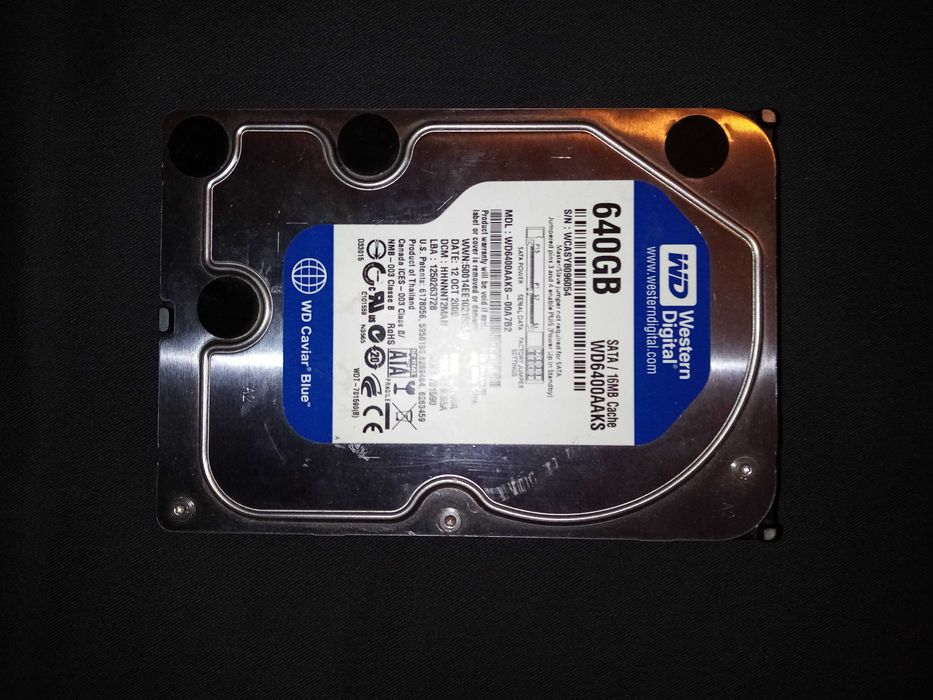 Western Digital Caviar Blue 640GB 7200RPM 3.5" (WD6400AAKS)