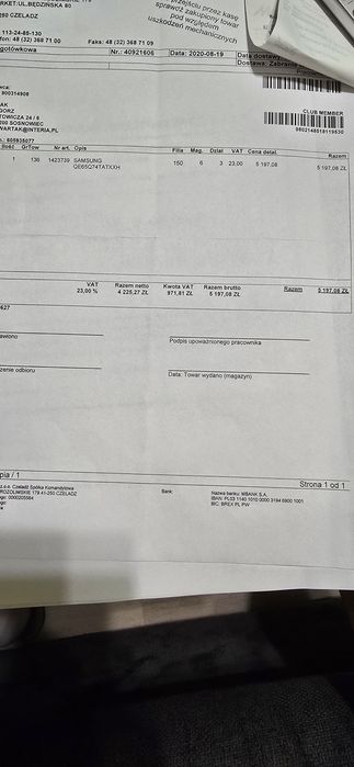 Telewizor Samsung 65 cali 4k