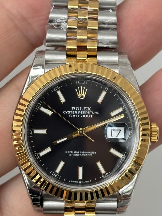 наручний чоловічий годинник Rolex Datejust 41 mm clean