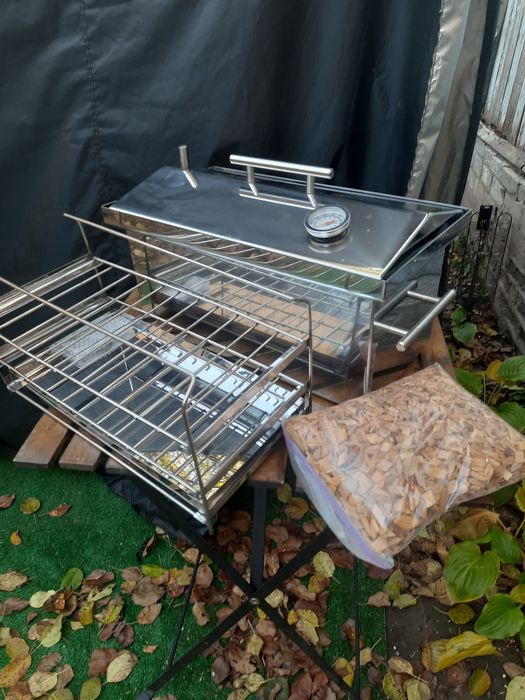 Коптильня з нержавійки 2мм. Та 1.5 мм. Коптильня нержавейка