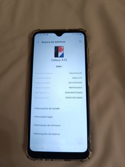Telemóvel Samsung A13   4/128G