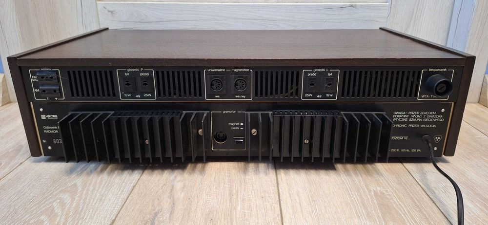 Amplituner Unitra Radmor 5102 Czarny ! 80 Rok ! IDEALNY PO SERWISIE !