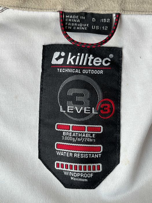 Killtec Decathlon wodoodporna Wiatroodporna kurtka Softshell 152 cm