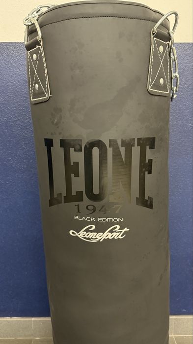 Saco de Boxe Leone Black Edition 30kg Novo