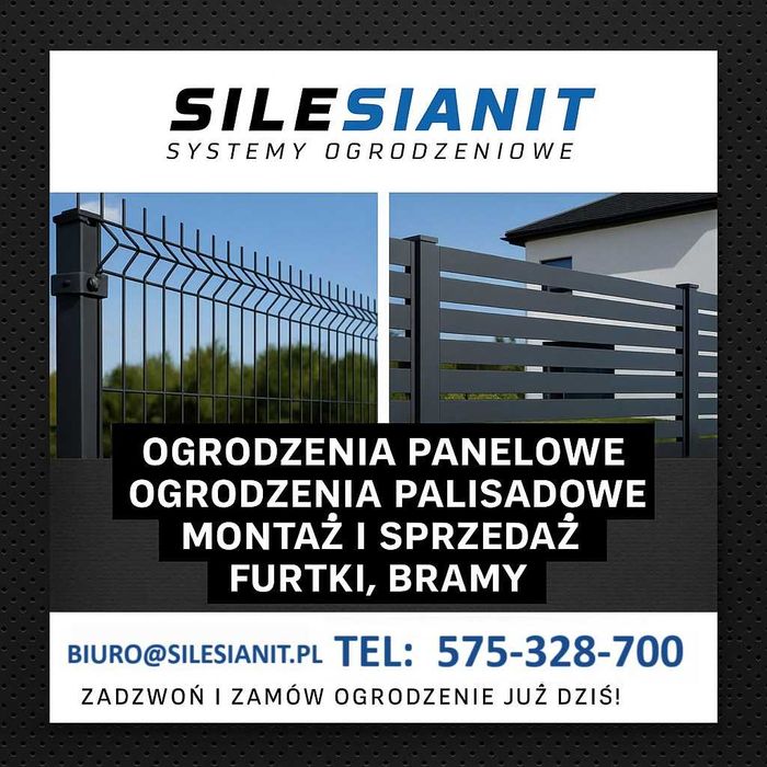MONTAŻ ogrodzeń panelowych, palisadowych - WOLNE TERMINY/RABATY !