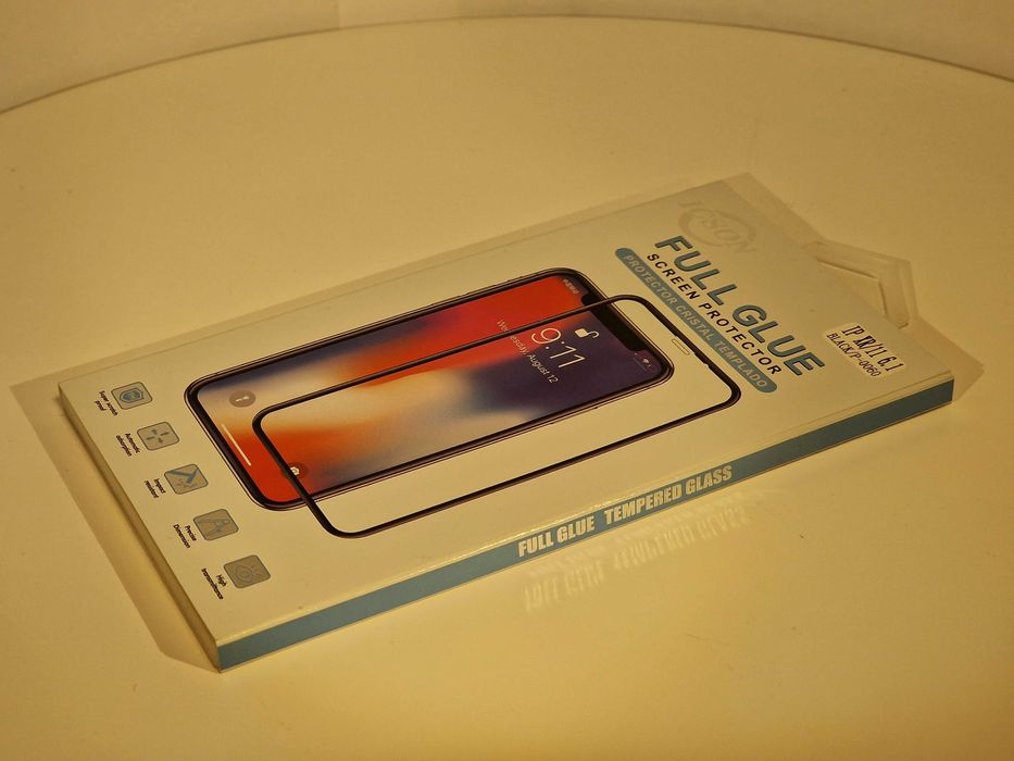 Película protetora de vidro para iPhone XR/11 6.1 (Preta)