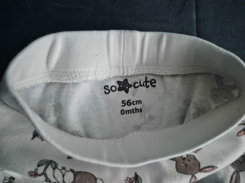 3x półśpiochy Disney - 56-62 rozmiar