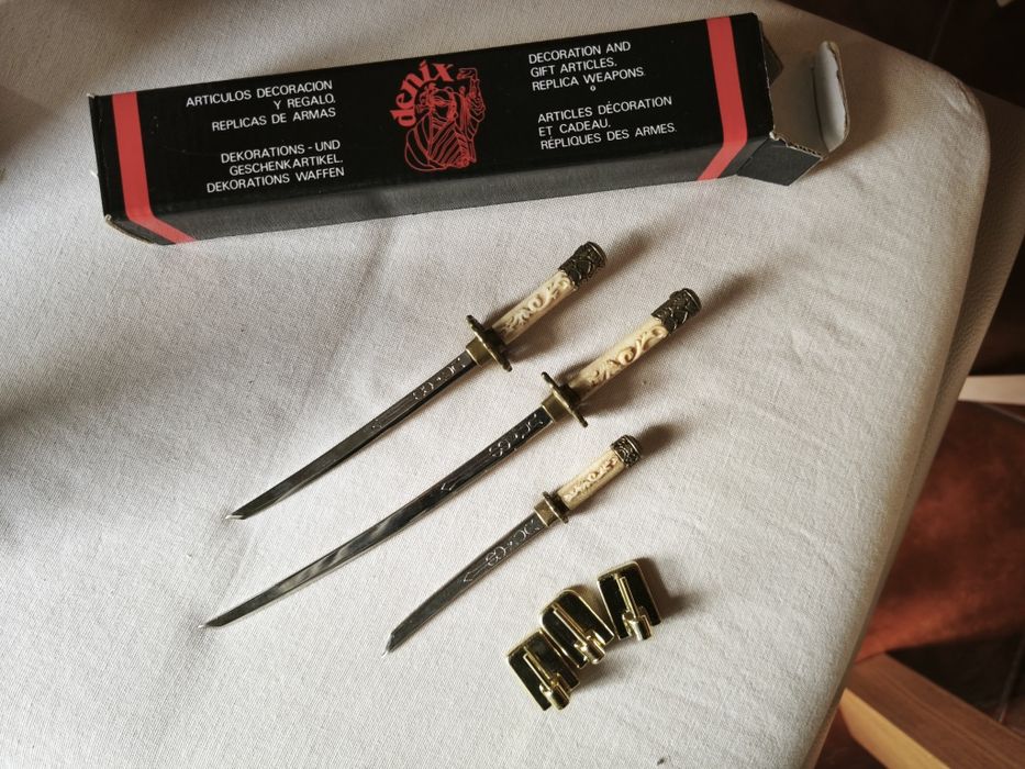 Mini espadas de coleção