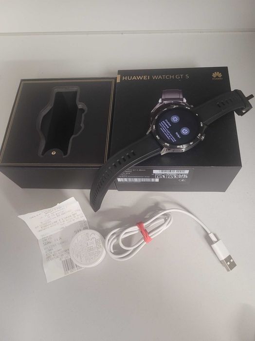 Smartwatch Huawei Watch GT 5 46mm komplet bdb gwarancja 21m Wrocław