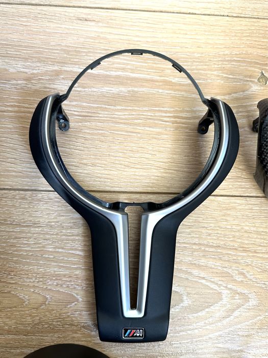 М руль БМВ запчасти, разбор, кнопки, накладка, лепестки, проводка