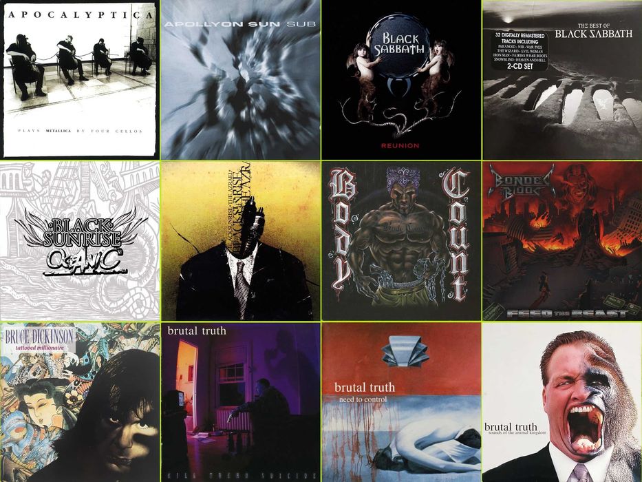 89 CDs - Metal - Muito Bom Estado