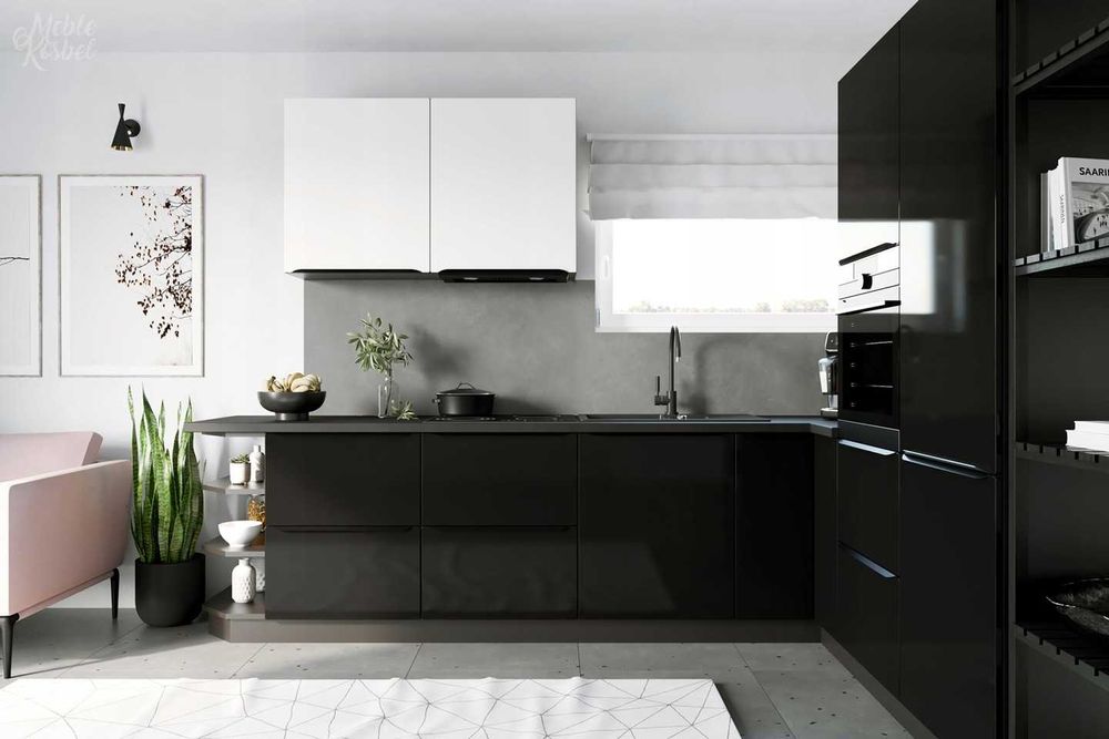 WP Kuchnia BELLA meble, szafki kuchenne połysk TRANSPORT wycena